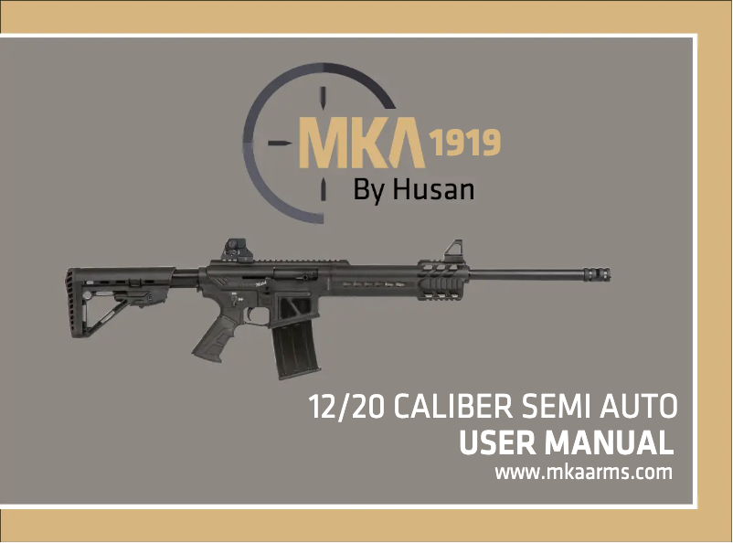 Page 1 of the manual User Manual Mercury MKA 1919