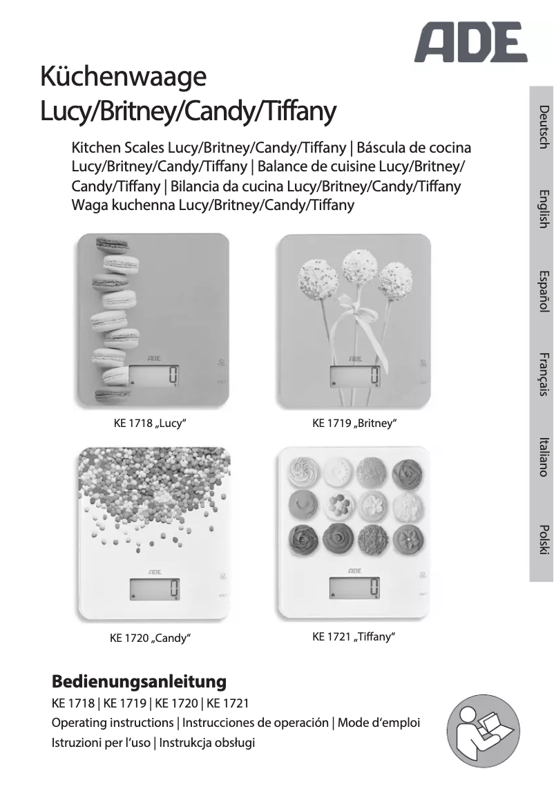 Image de la première page du manuel de l'appareil Candy KE 1720