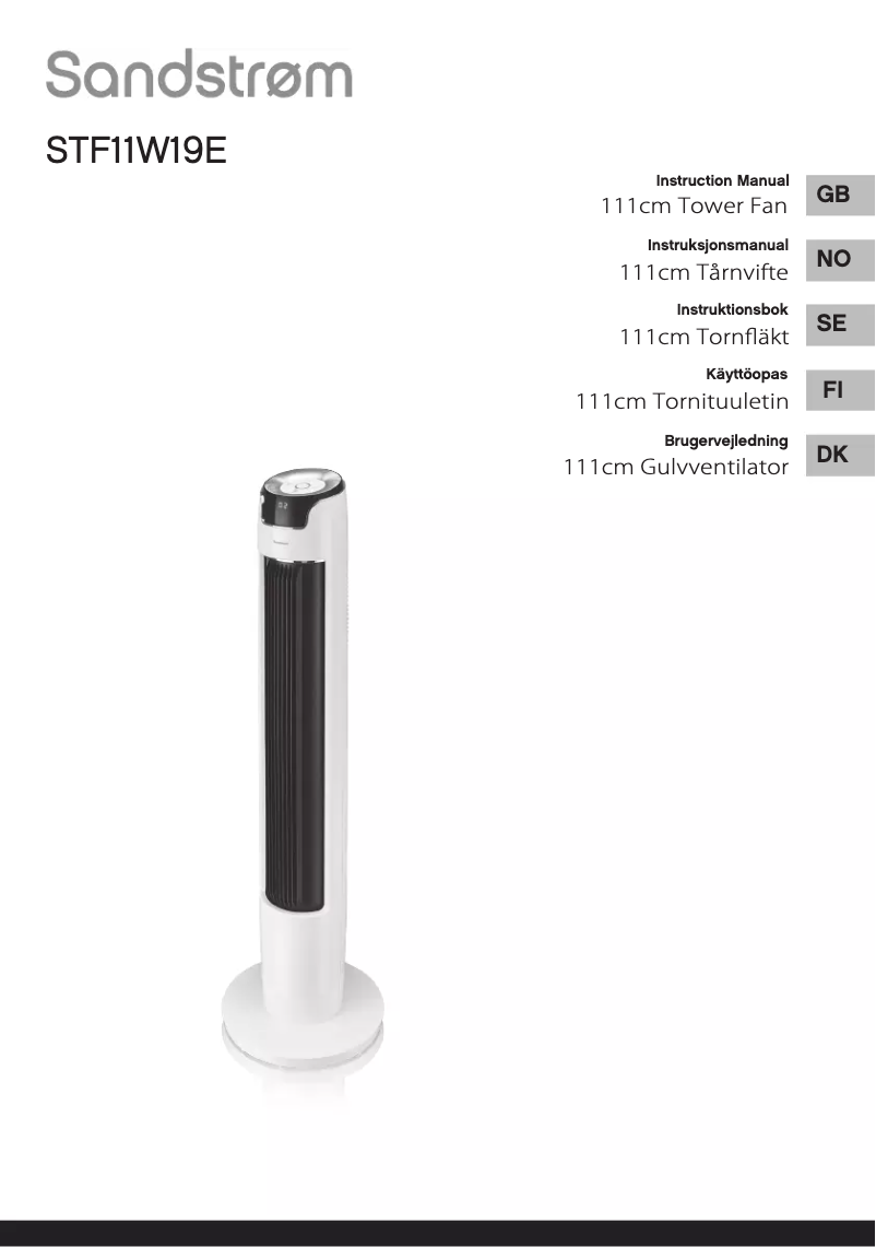 Página 1 del manual Manual de usuario Sandstrøm STF11W19E