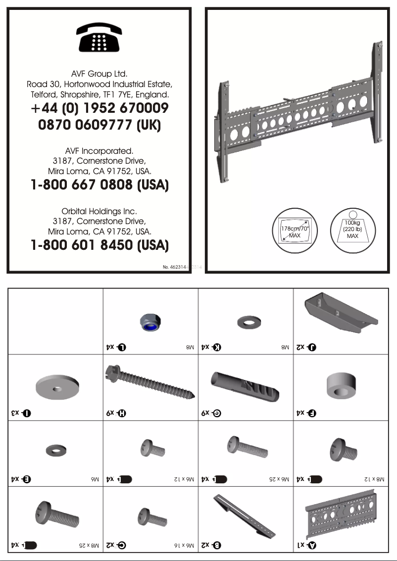 Page 1 de la notice Manuel utilisateur AVF EPL350PB