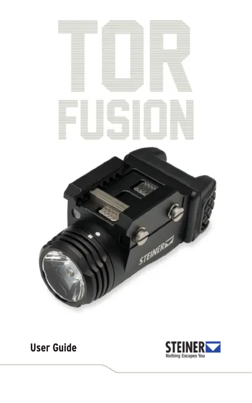 Page n°1 - Manuel utilisateur Steiner TOR Fusion