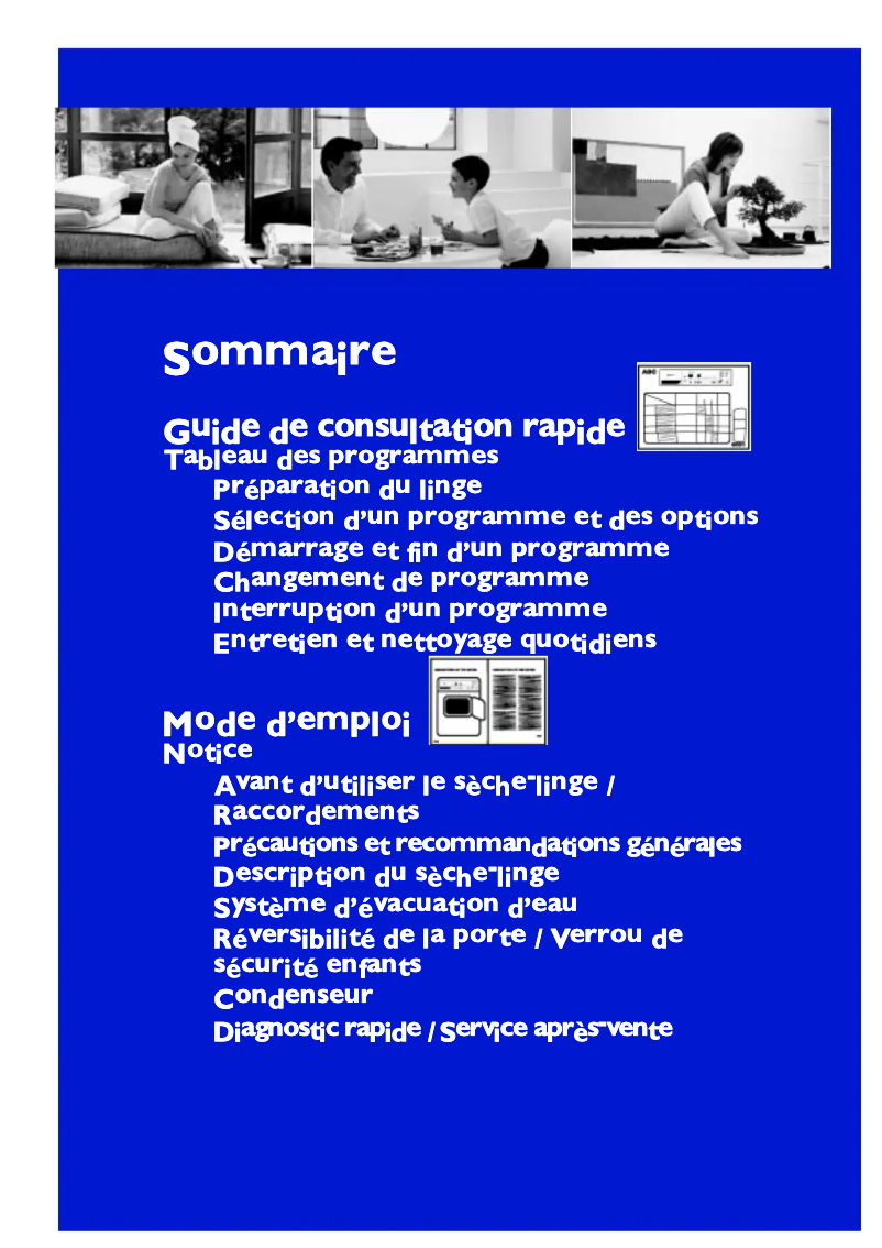 Page n°1 - Manuel utilisateur Bauknecht TRK excellence