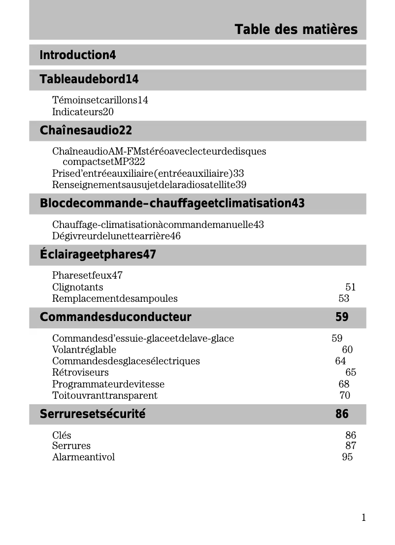 Image de la première page du manuel de l'appareil Tribute (2011)