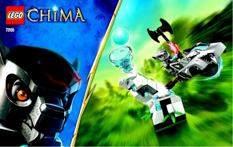 Page 1 de la notice Manuel utilisateur Lego Chima 70106
