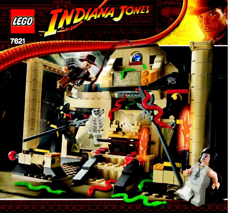 Page 1 de la notice Manuel utilisateur Lego Indiana Jones 7621