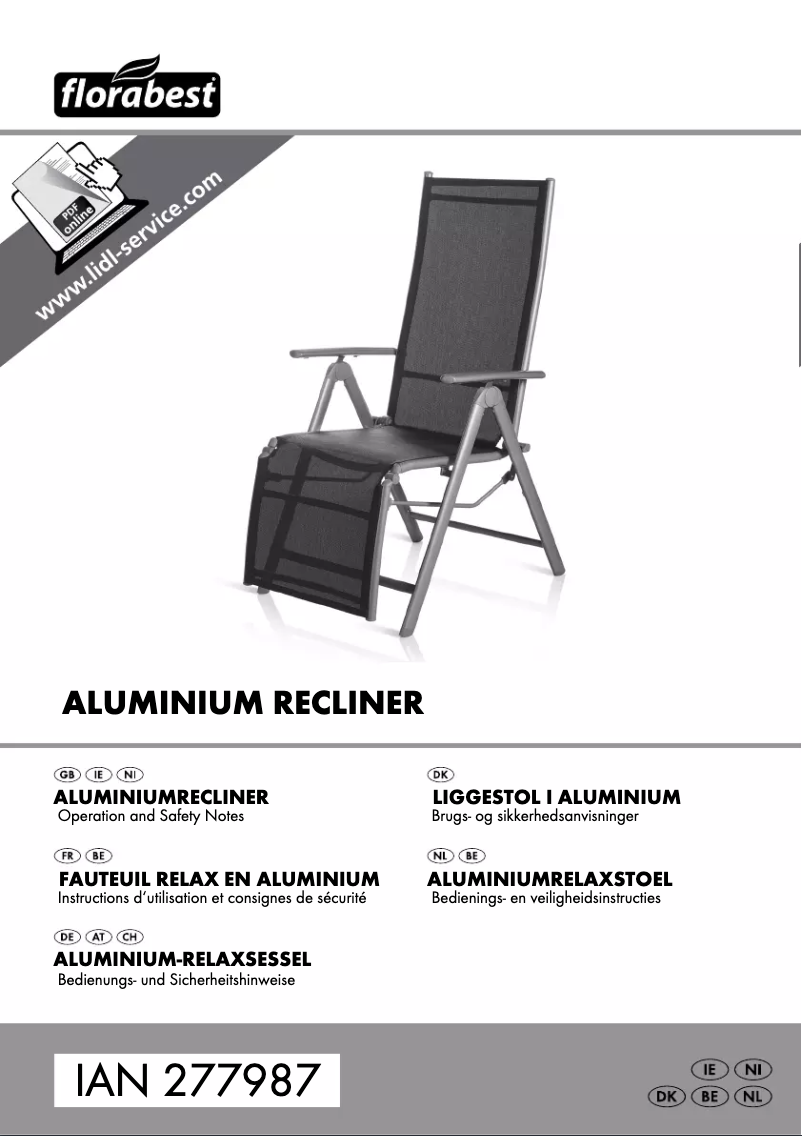 Image de la première page du manuel de l'appareil IAN 277987