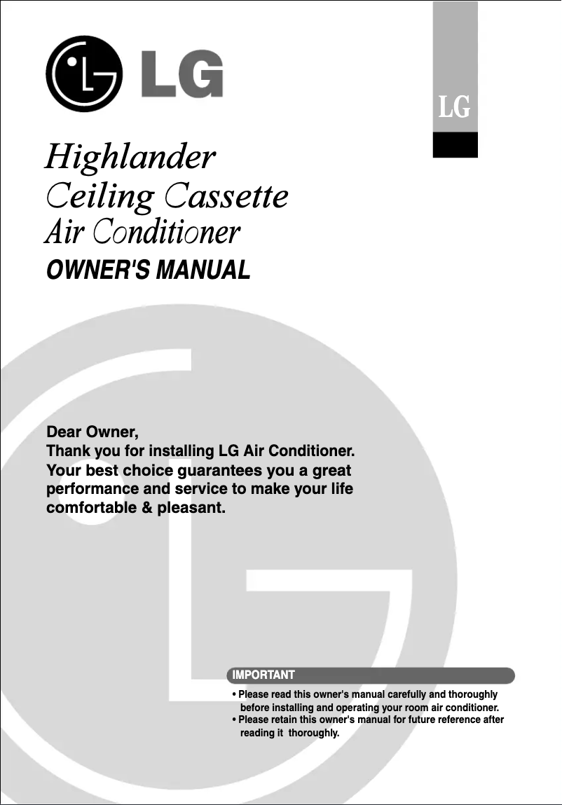 Página 1 del manual Manual de usuario LG LTNC488MLF3