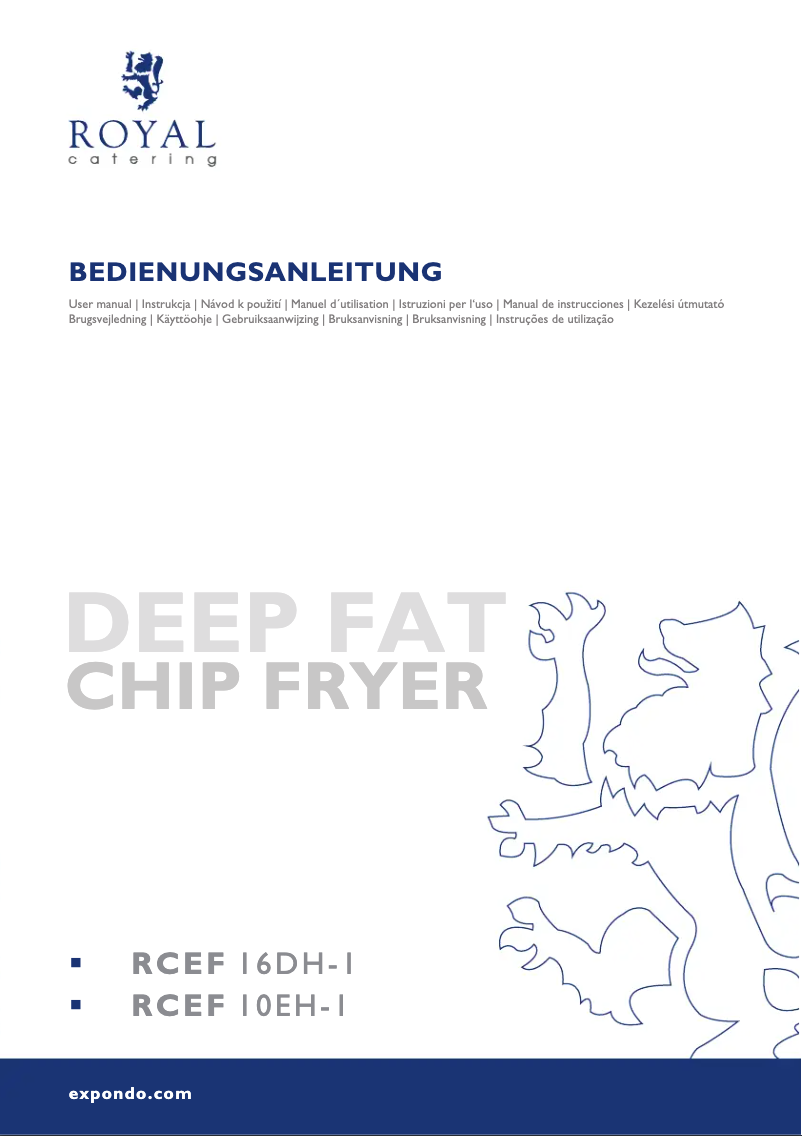 Imagen de la primera página del manual del dispositivo RCEF 10EH-1