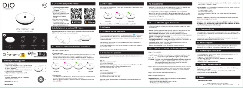 Page 1 de la notice Manuel utilisateur DiO DIOHUB