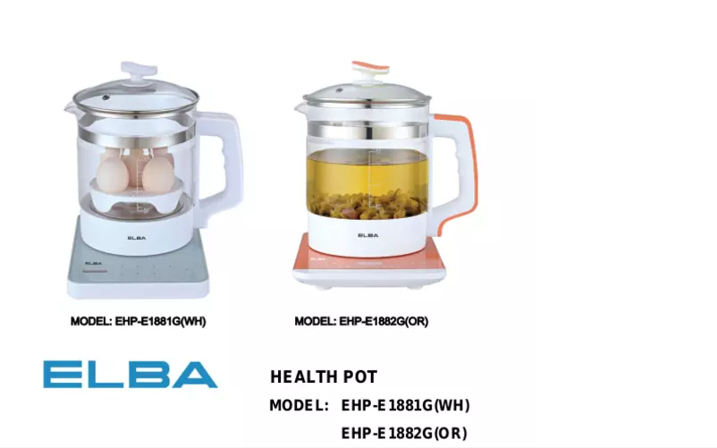 Image de la première page du manuel de l'appareil EHP-E1882G(OR)