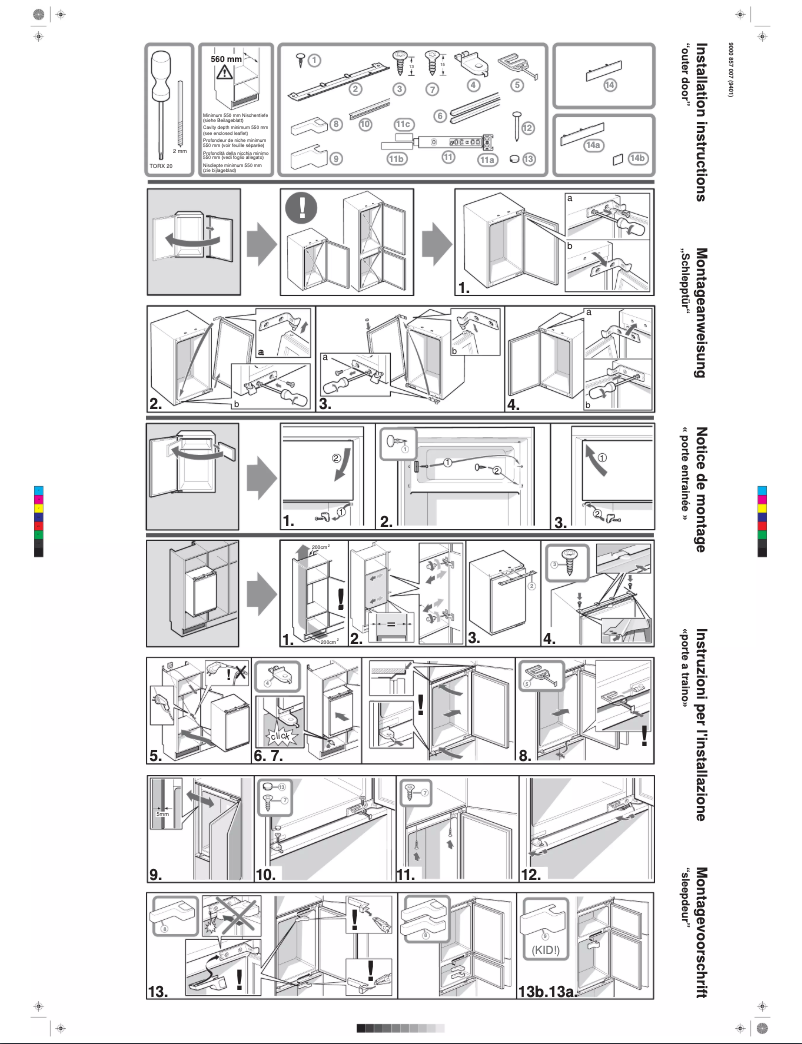 Page n°1 - Manuel utilisateur Constructa CK60230