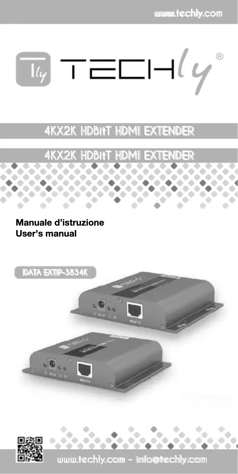 Page n°1 - Manuel utilisateur Techly IDATA EXTIP-3834KR