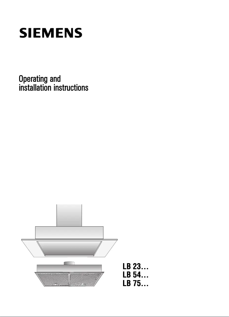 Page n°1 - Mode d'emploi Siemens LB55564GB