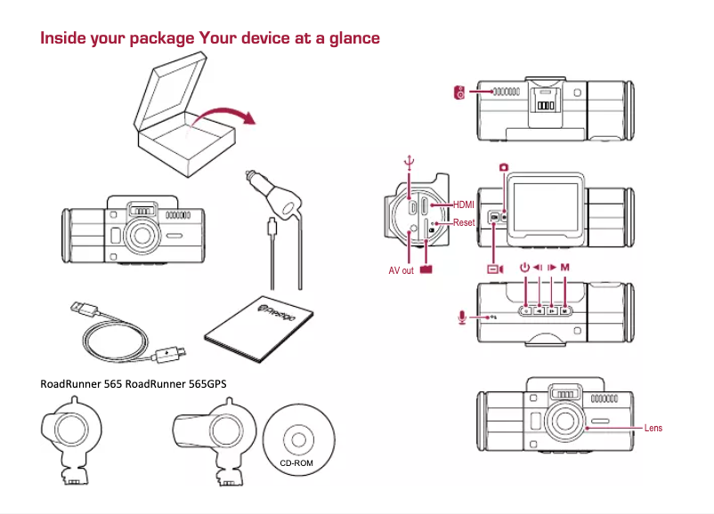 Page n°1 - Manuel utilisateur Prestigio RoadRunner 565GPS