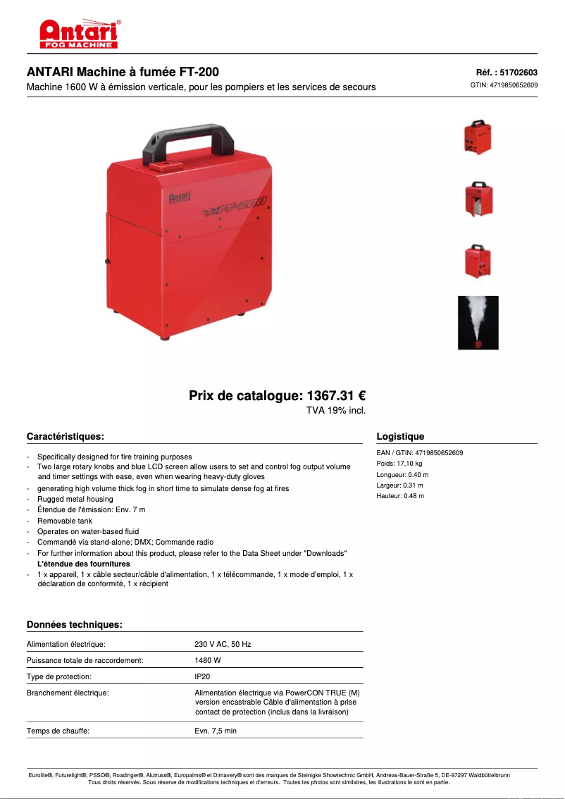 Image de la première page du manuel de l'appareil FT-200