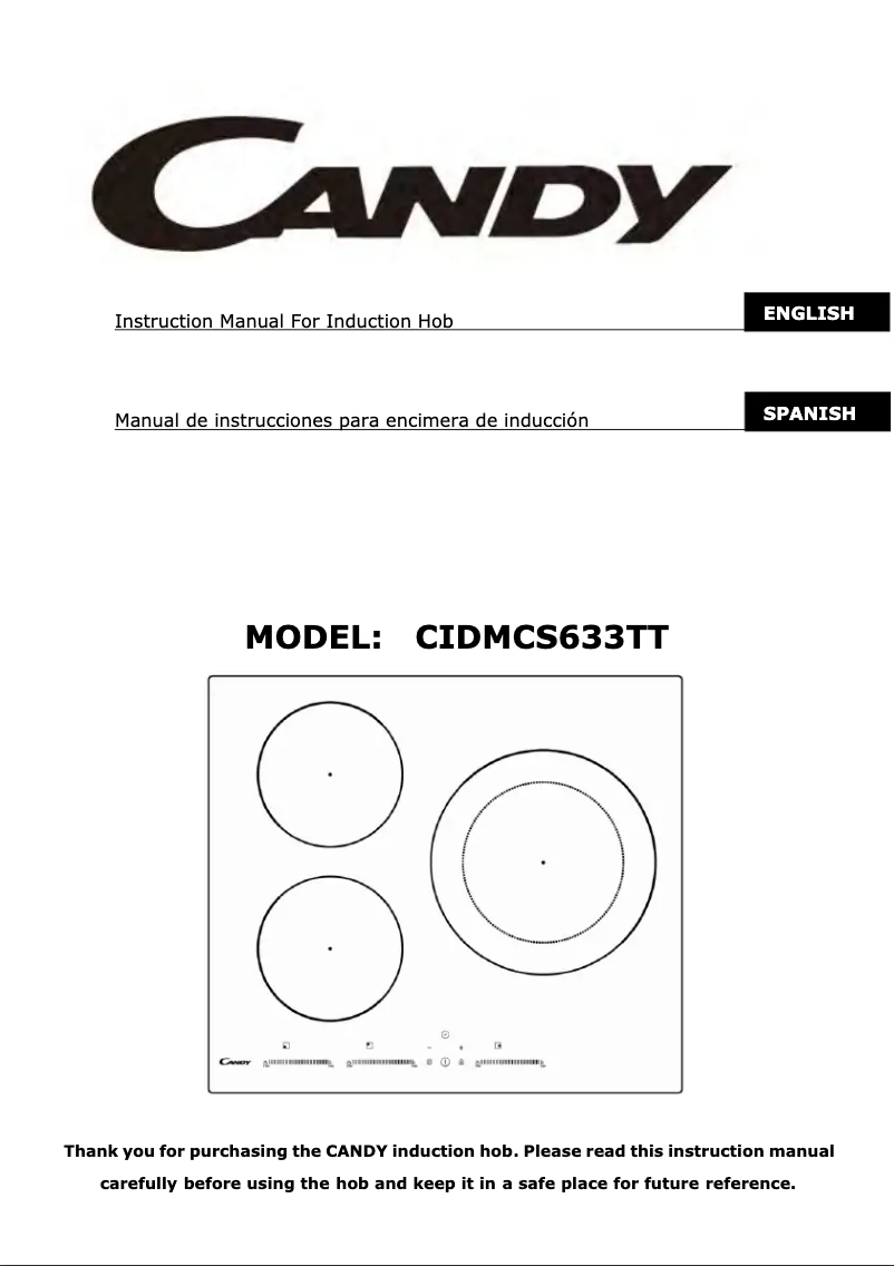 Image de la première page du manuel de l'appareil CIDMCS633TT
