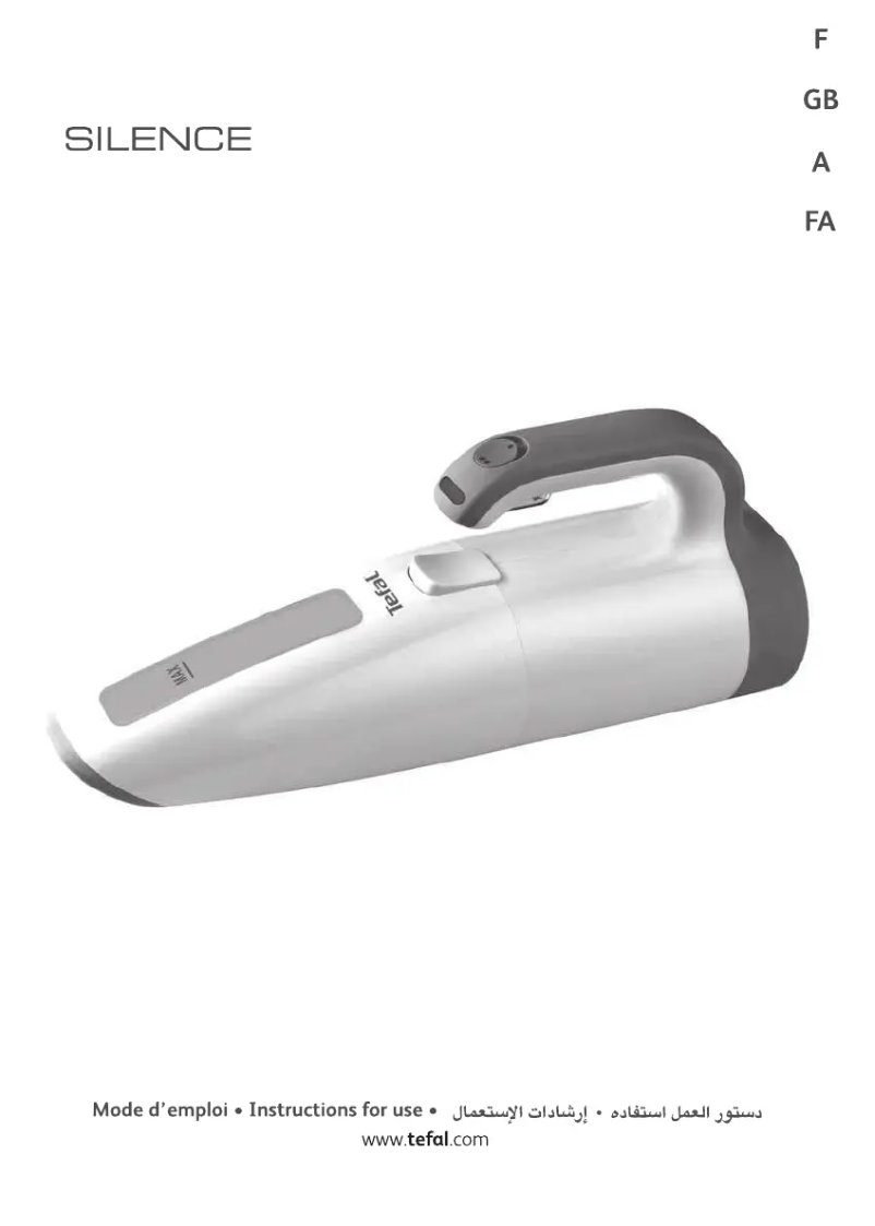 Page 1 de la notice Manuel utilisateur Tefal Silence Force TW4541