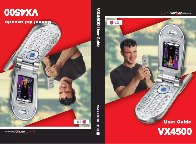 Page n°1 - Manuel utilisateur LG VX4500