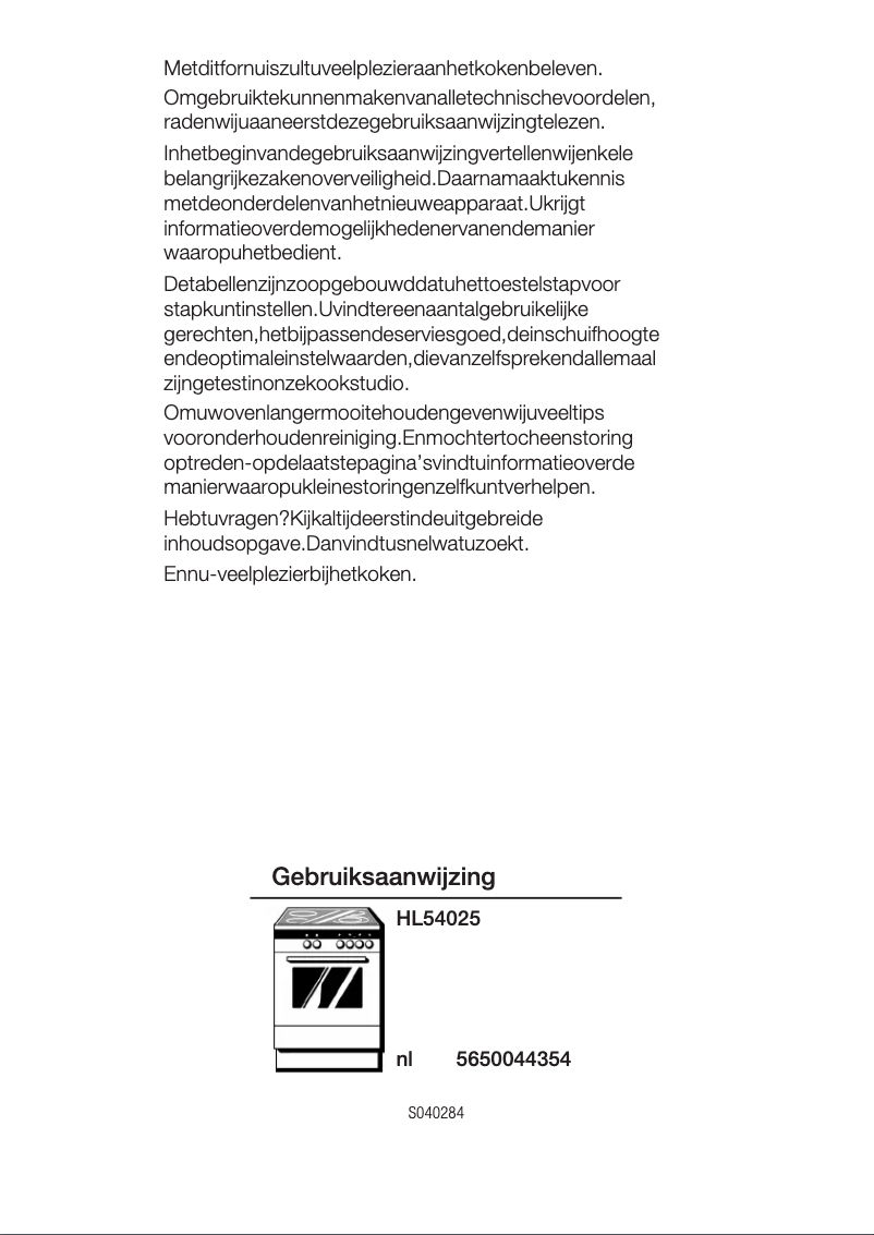 Page n°1 - Manuel utilisateur Siemens HL54025