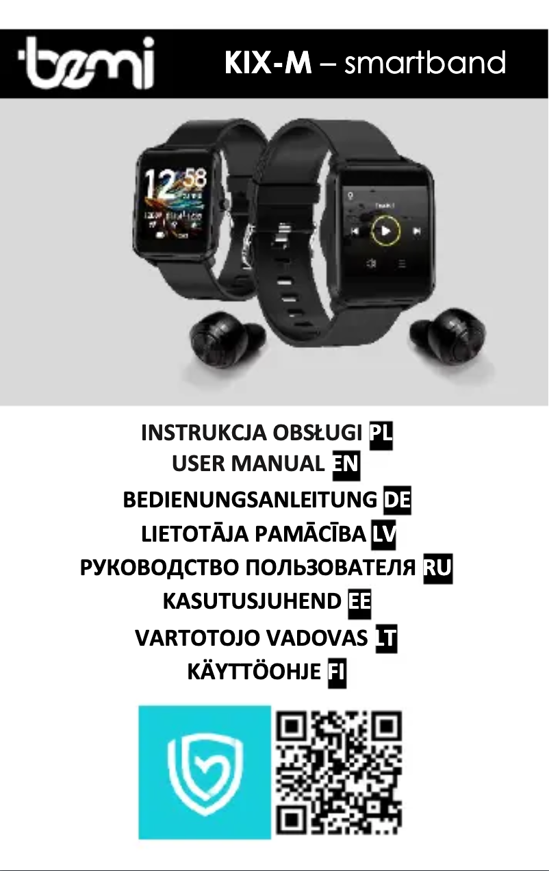 Page n°1 - Manuel utilisateur BEMI KIX-M