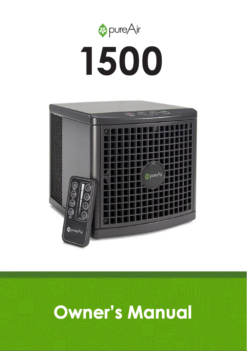 Image de la première page du manuel de l'appareil 1500