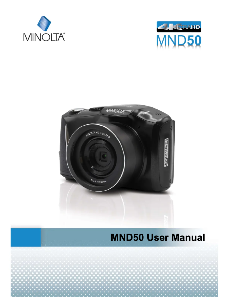 Page n°1 - Manuel utilisateur Konica Minolta MND50