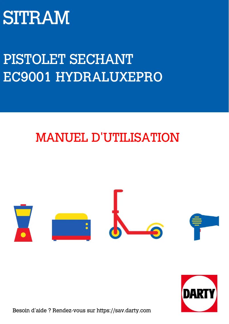 Page 1 de la notice Manuel utilisateur Remington Hydraluxe Pro S9001