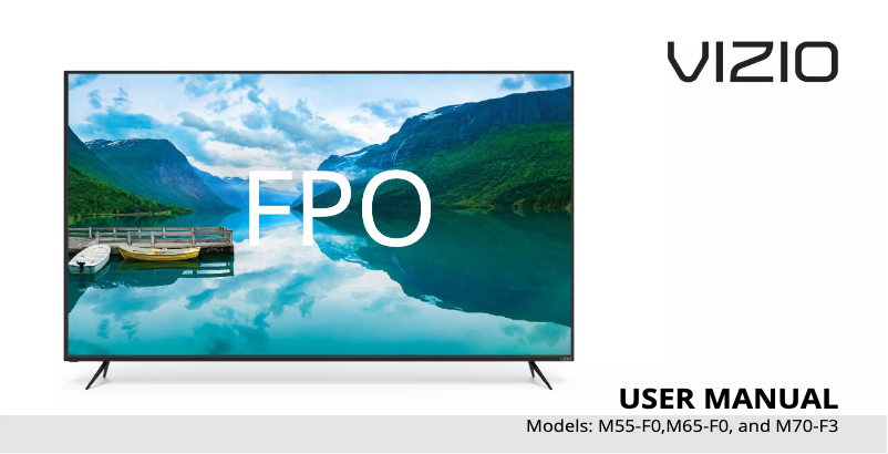 Page 1 de la notice Manuel utilisateur VIZIO M-Series