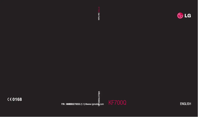 Página 1 del manual Manual de usuario LG KF700Q