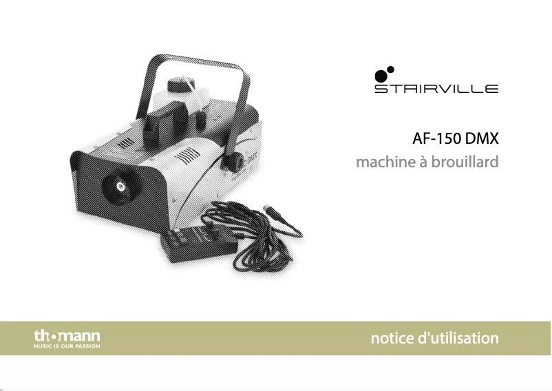 Page 1 de la notice Manuel utilisateur Stairville AF-150 DMX