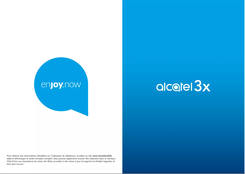 Page n°1 - Manuel utilisateur Alcatel 3X