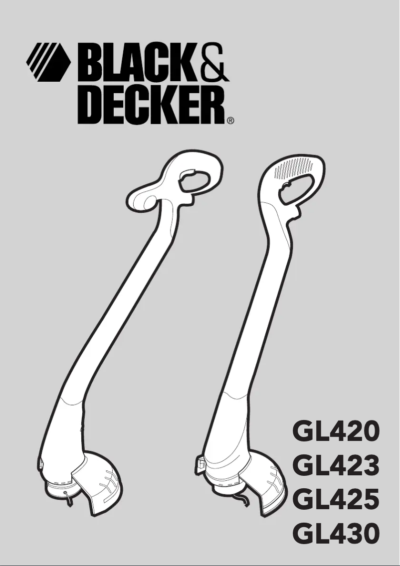 Page n°1 - Manuel utilisateur Black & Decker GL423