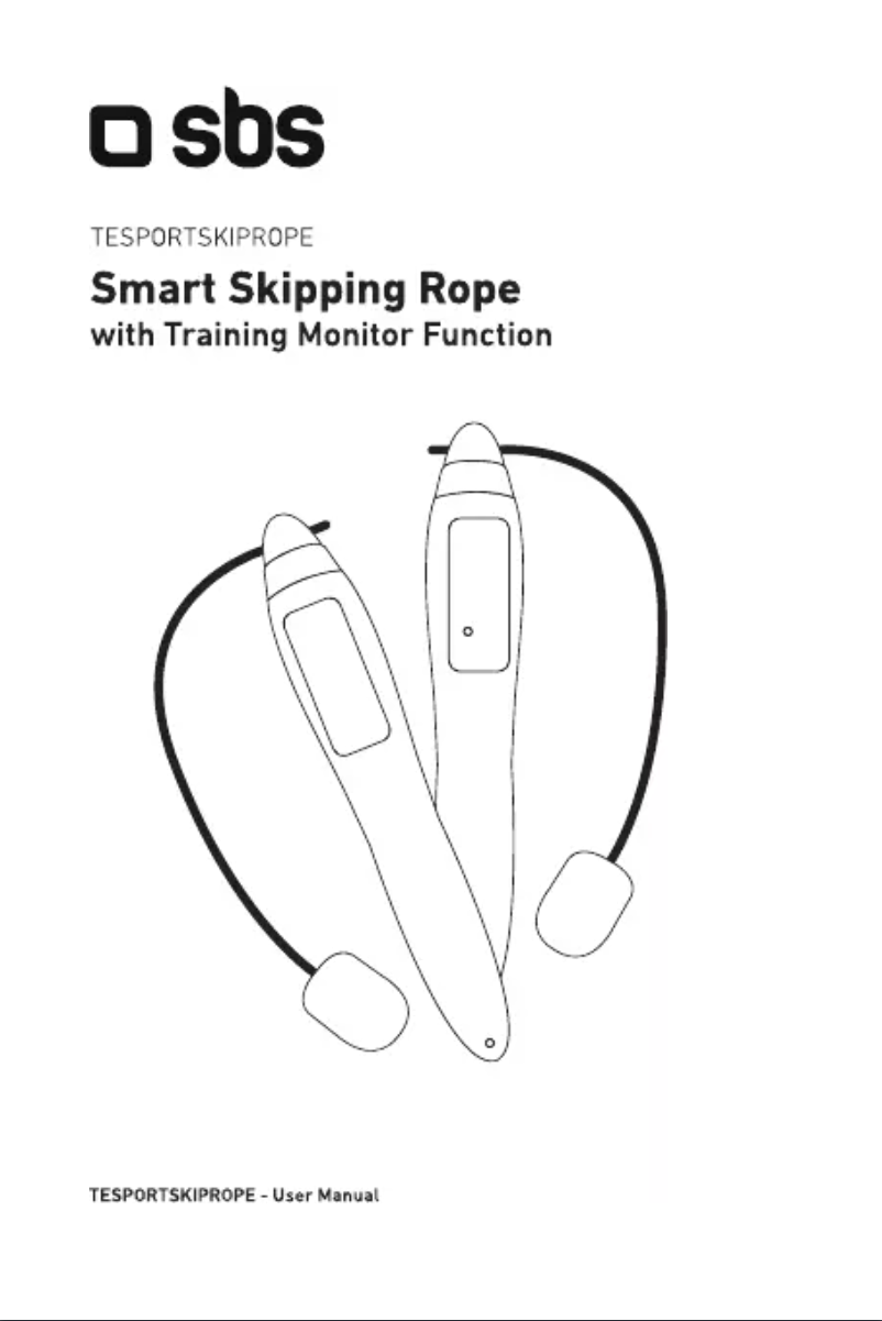 Página 1 del manual Manual de usuario SBS Smart Skipping Rope