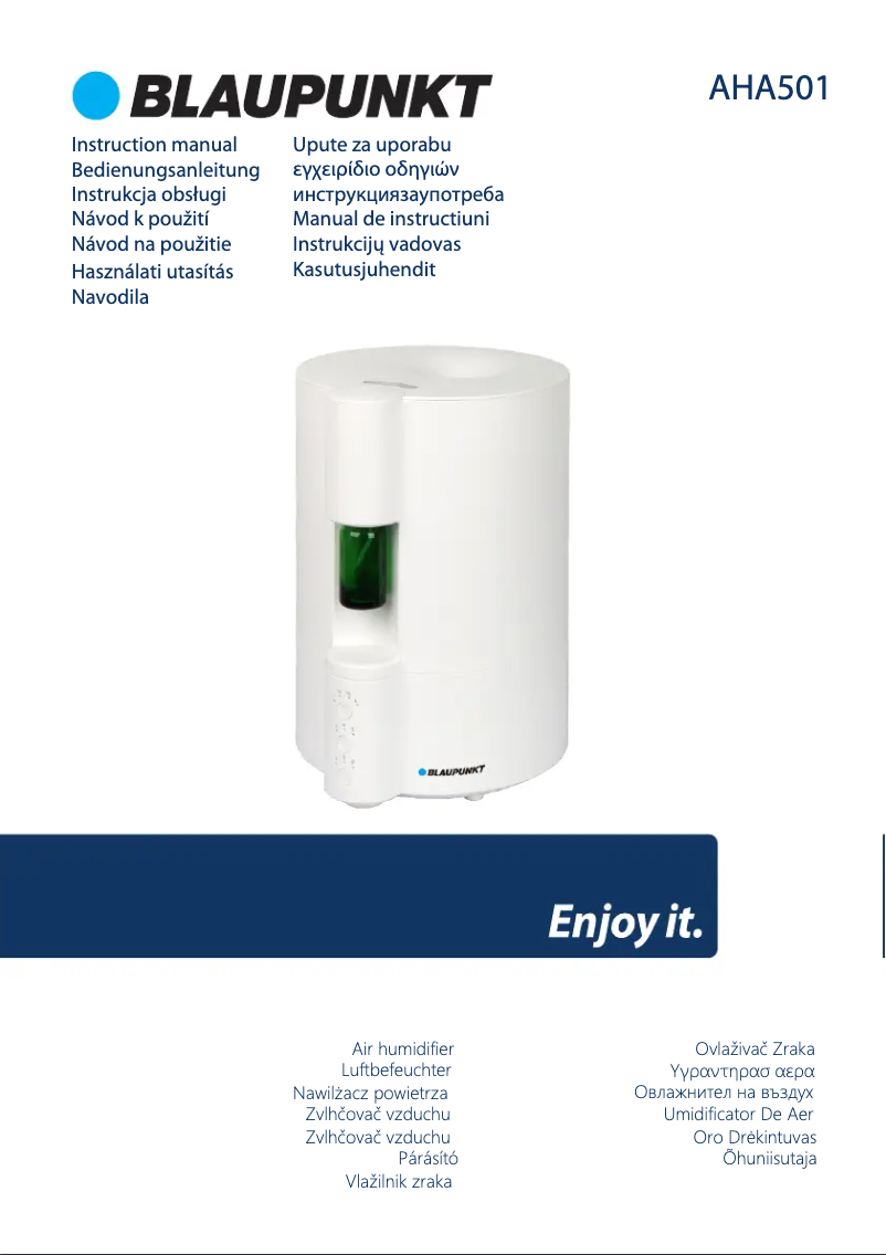 Page n°1 - Manuel utilisateur Blaupunkt AHA501