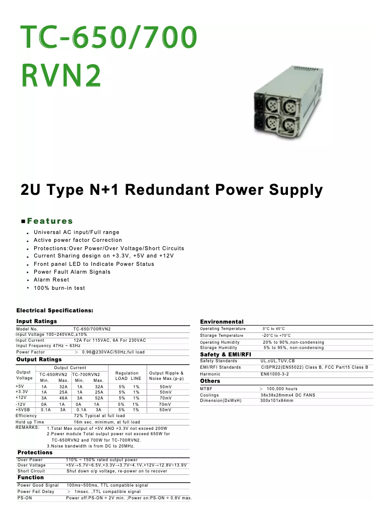Image de la première page du manuel de l'appareil TC-700RVN2