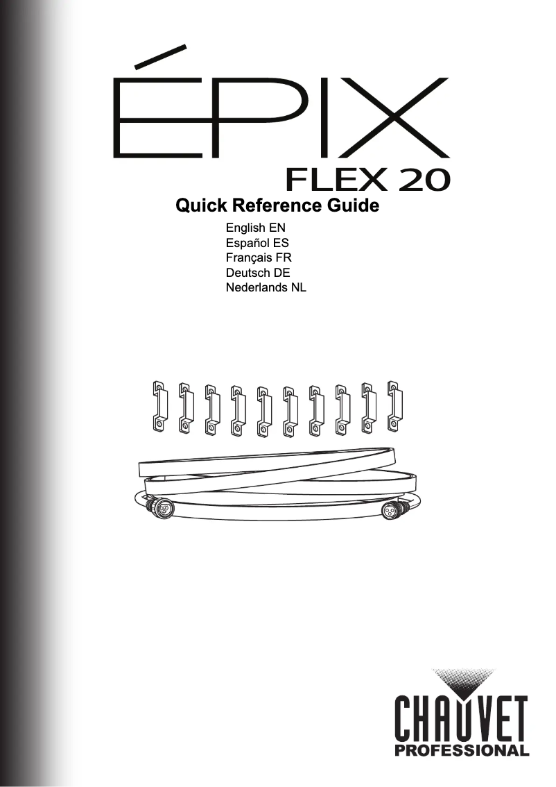 Page 1 of the manual User Manual Chauvet Epix Flex 20
