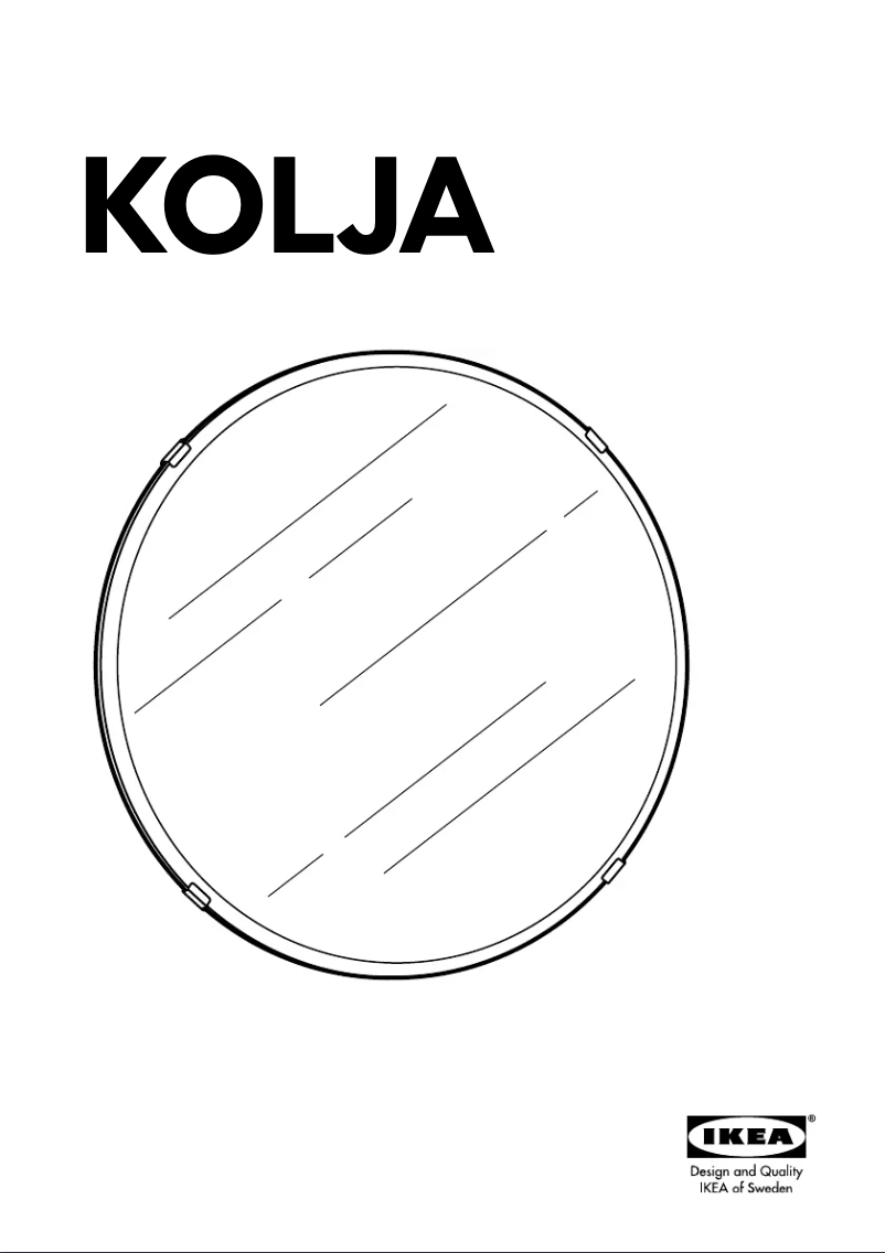 Imagen de la primera página del manual del dispositivo KOLJA (ROUND)