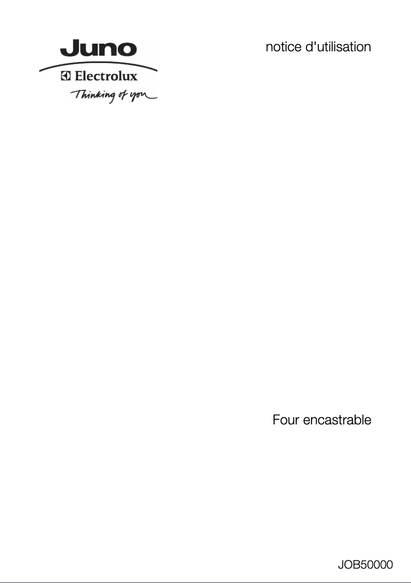 Image de la première page du manuel de l'appareil JOB50000B
