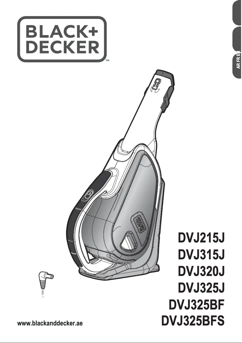 Page n°1 - Manuel utilisateur Black & Decker Dustbuster DVJ315J