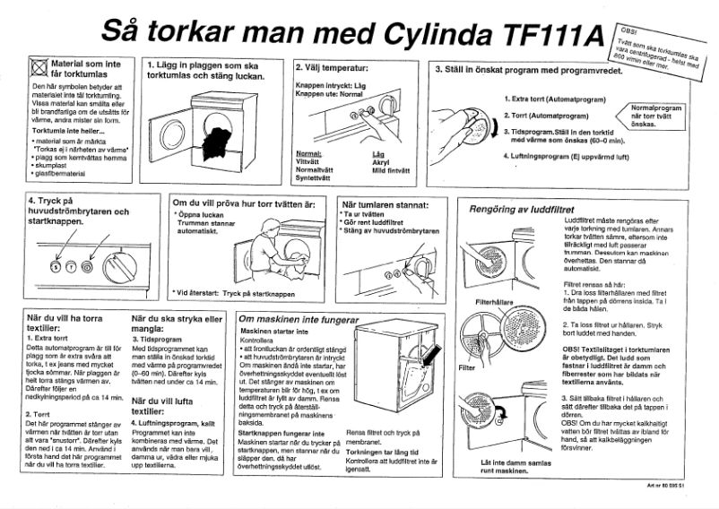 Image de la première page du manuel de l'appareil TF 111A