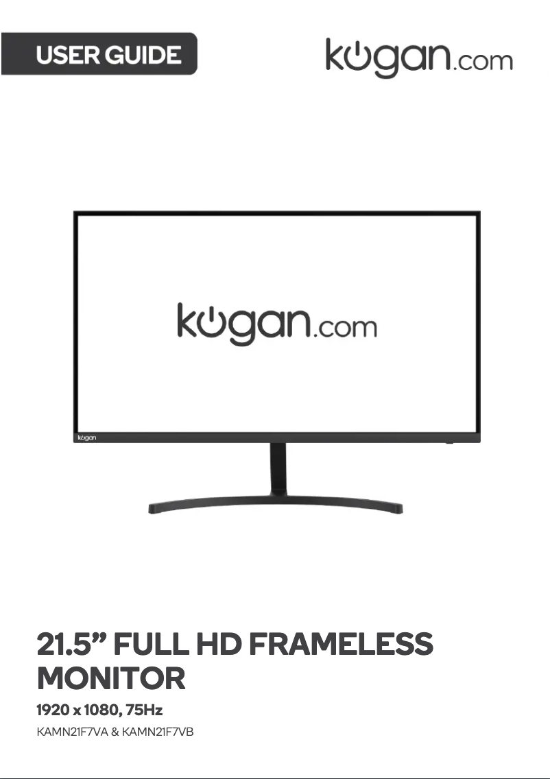 Page 1 de la notice Manuel utilisateur Kogan KAMN21F7VB
