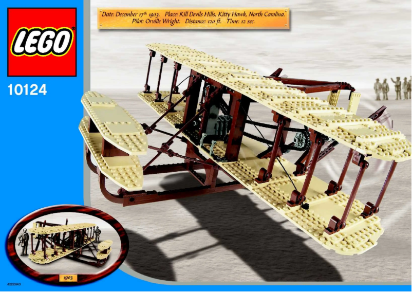 Page 1 de la notice Manuel utilisateur Lego Wright Flyer