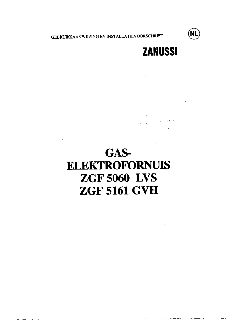 Image de la première page du manuel de l'appareil ZGF 5060 LVS