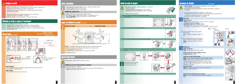 Page n°1 - Guide d'installation Bosch WLO24160FF