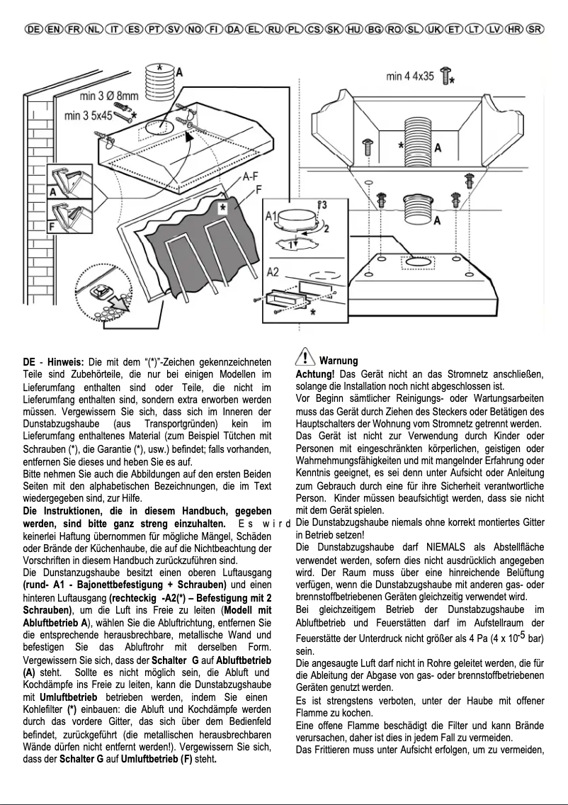 Page n°1 - Manuel utilisateur Gorenje DU5115W