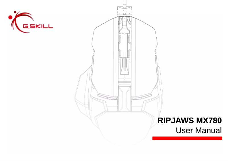 Image de la première page du manuel de l'appareil Ripjaws MX780