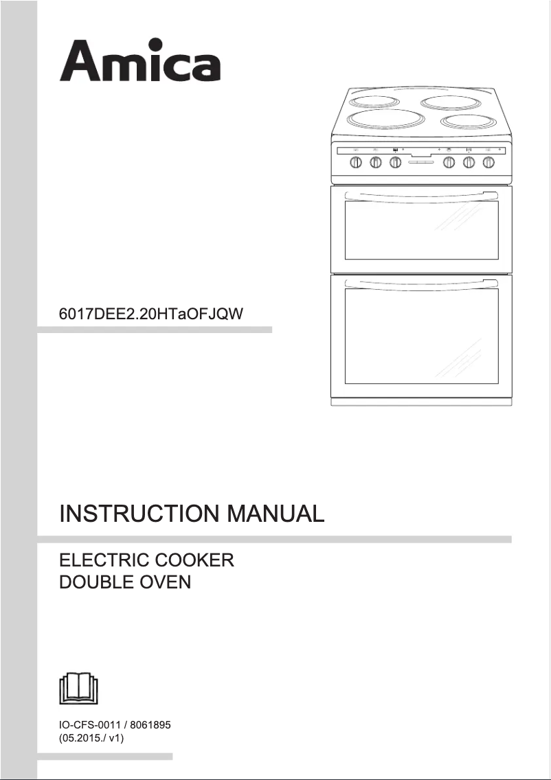 Page n°1 - Manuel utilisateur Amica 608DEE2TA