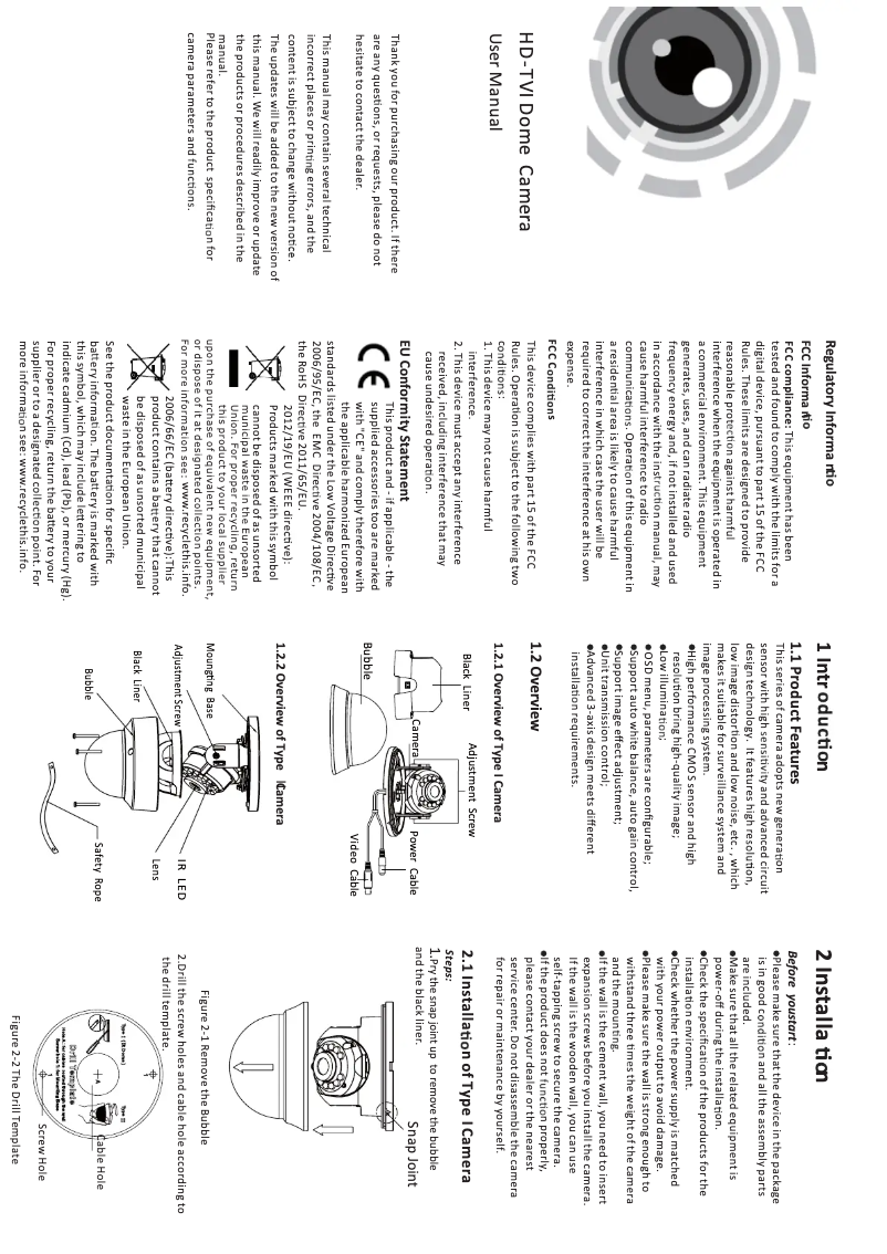 Page n°1 - Manuel utilisateur LTS CMHD7422B