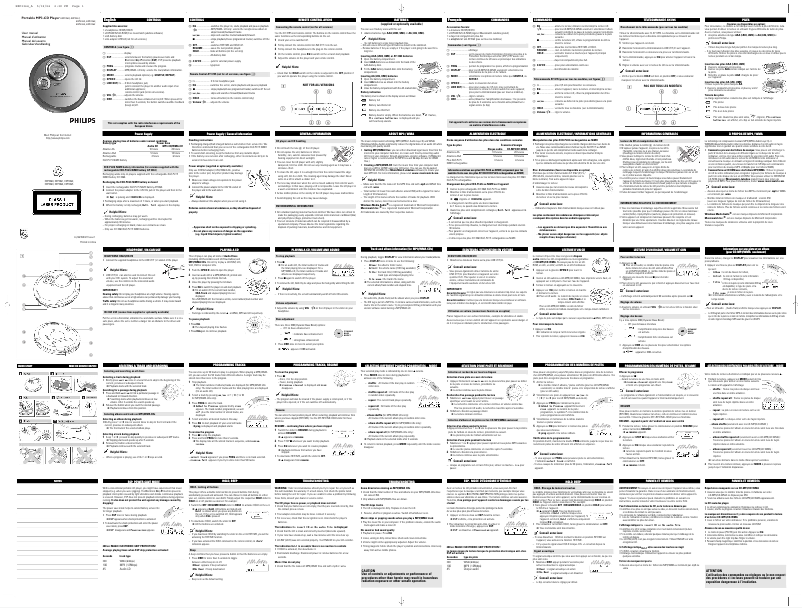 Image de la première page du manuel de l'appareil EXP3361