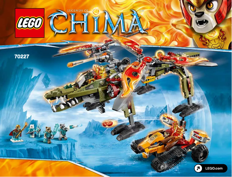 Page 1 de la notice Manuel utilisateur Lego Chima 70227